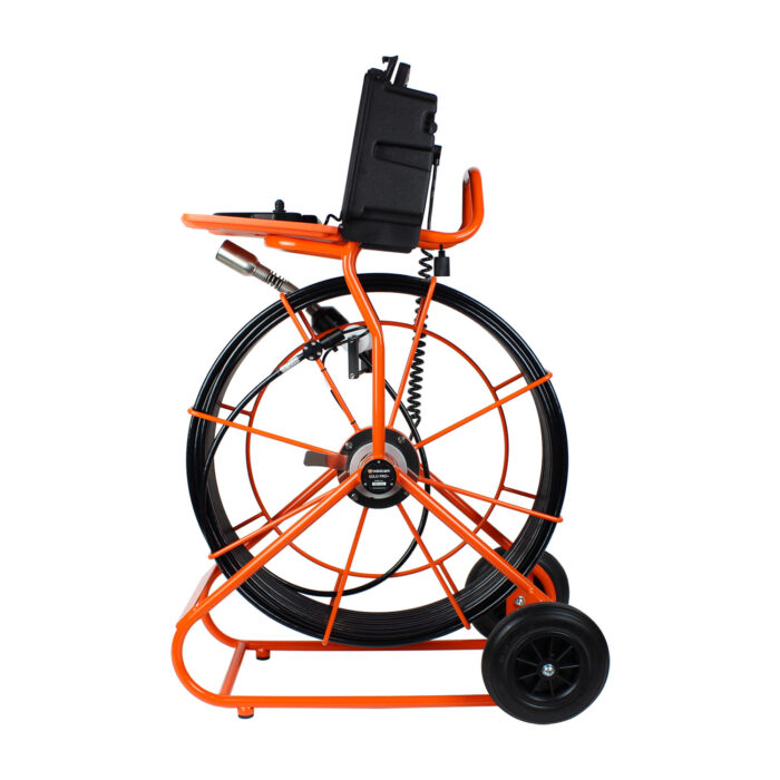caméra solopro plus axiale 41mm - MiniCam SewerDev - avec des roues