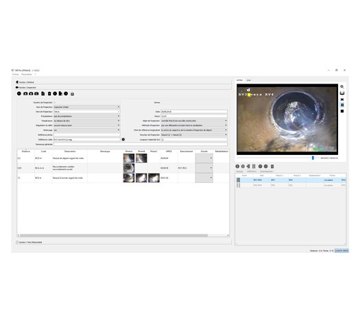 Développé par notre entreprise, SIRPro est un logiciel de rapport d’inspection vidéo de dernière génération